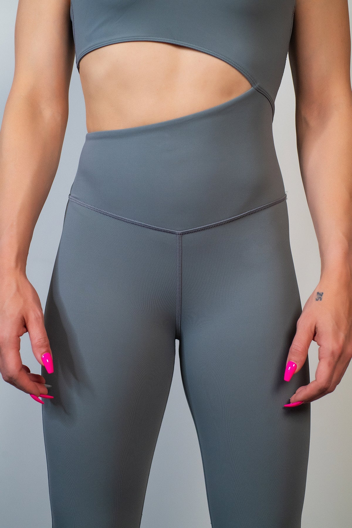 Grey Asymmetric Jumpsuit