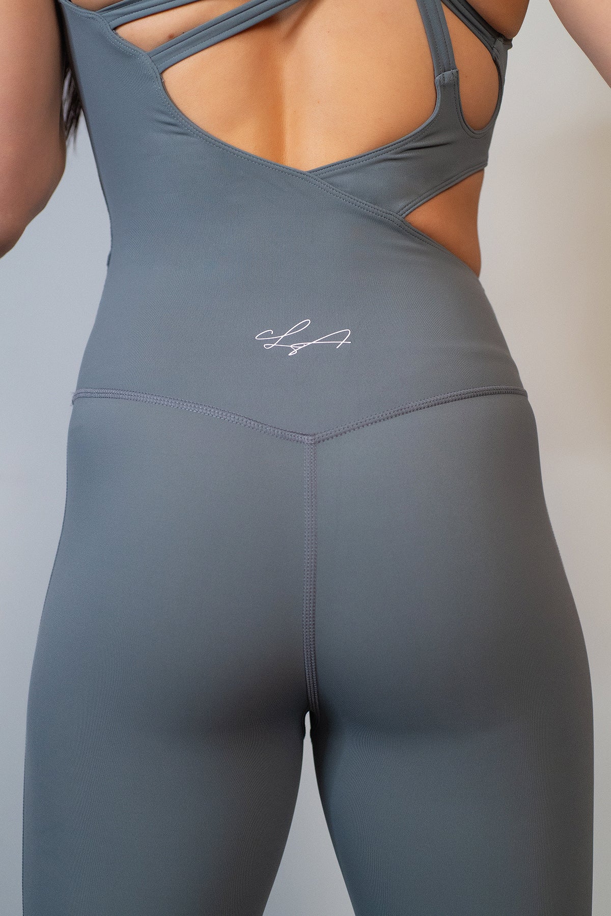 Grey Asymmetric Jumpsuit