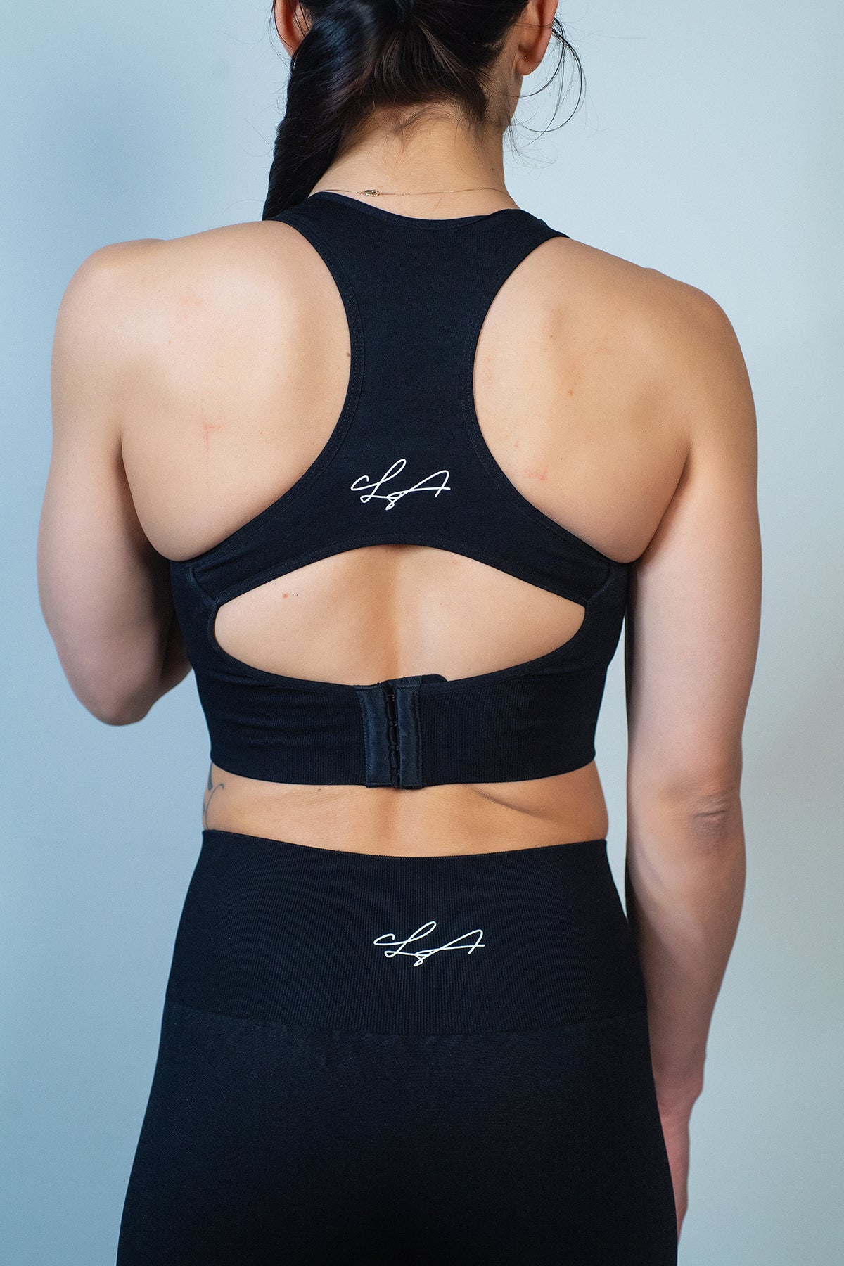 Black Flex Fit Adjustable Sports Bra