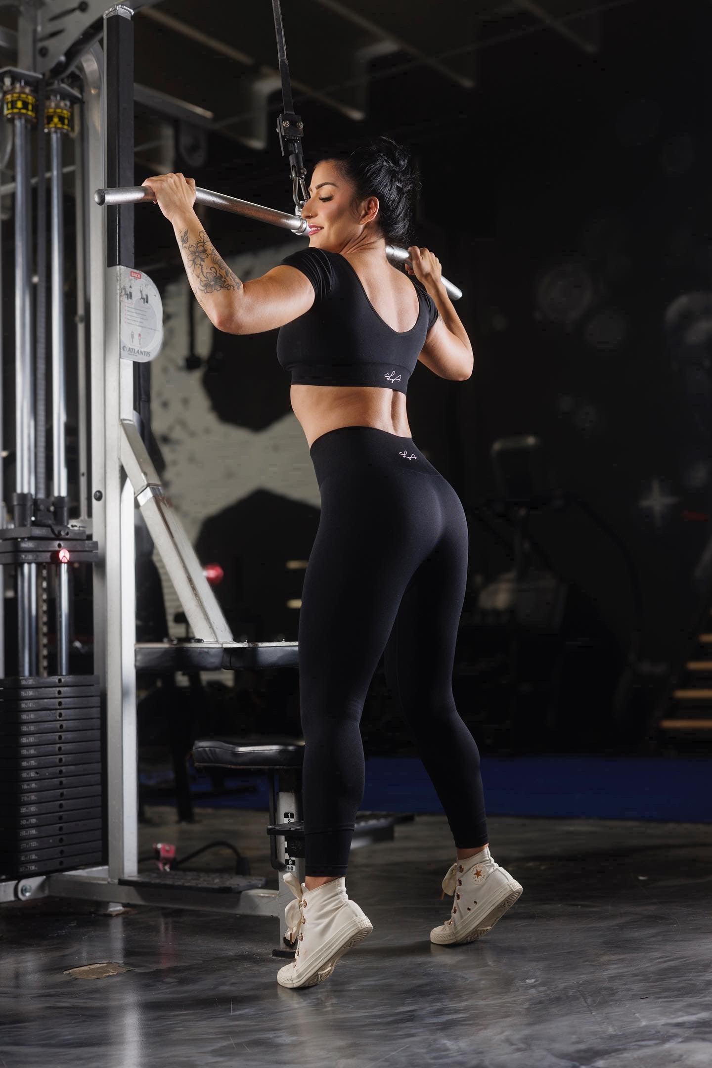 Black Flex Fit Seamless Crop Top